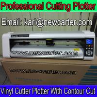 China Adhesive Vinyl Decal Cutter 24'' Cutting Plotter Contour Cutting Plotter Kuco Sign Cutters factory