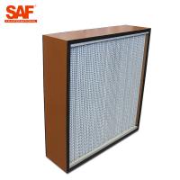 China Deap Pleated Cleanroom Hepa Filter With Paper Or Aluminum Foil Separater factory