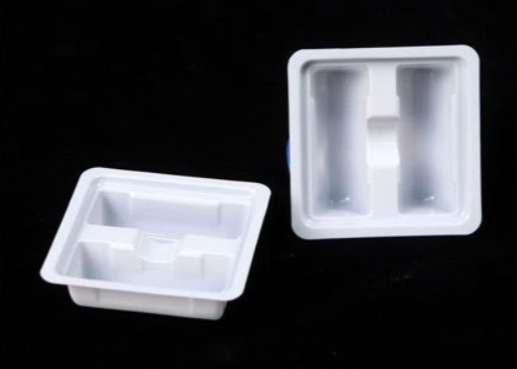China Plastic Blister Tray Or Holder Available To Hold 2×2ml Vial For Pharmaceutical Peptides Package factory