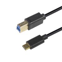 China 1m 1.5m 2.0 3.0 Type C Male To USB B Male USB Data Cable For Scanners And Printers factory