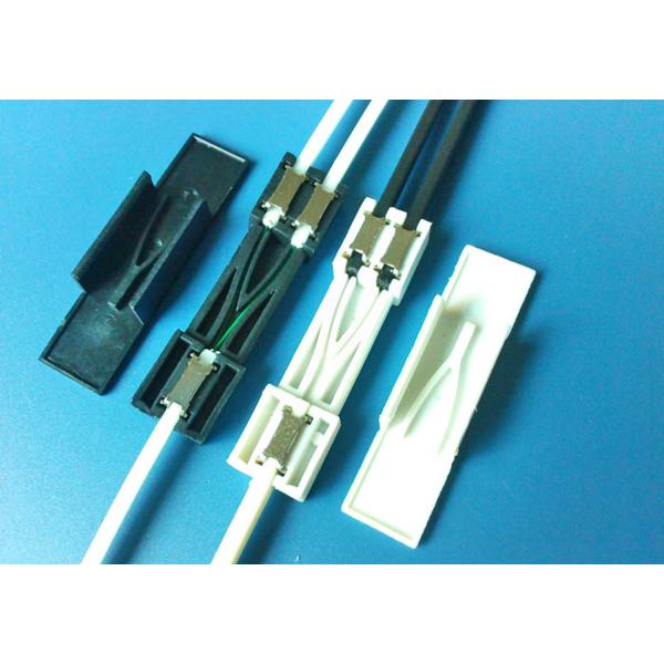 Quality Outdoor FTTH Drop Fiber Optical Patch Cord SC/APC SC/UPC 2 Core Breakout Cable for sale