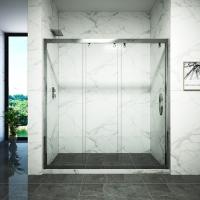 China Hinged Bifold explosion proof Glass Shower Door for sale