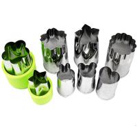 China Vegetable Cutters Shapes Set (8 Piece) - Cookie Cutters Fruit Mold Cheese Presses Stamps for Kids Shaped Treats Food factory