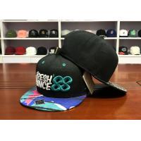 Quality Personalized private labels custom design flat brim embroidery logo snapback for sale