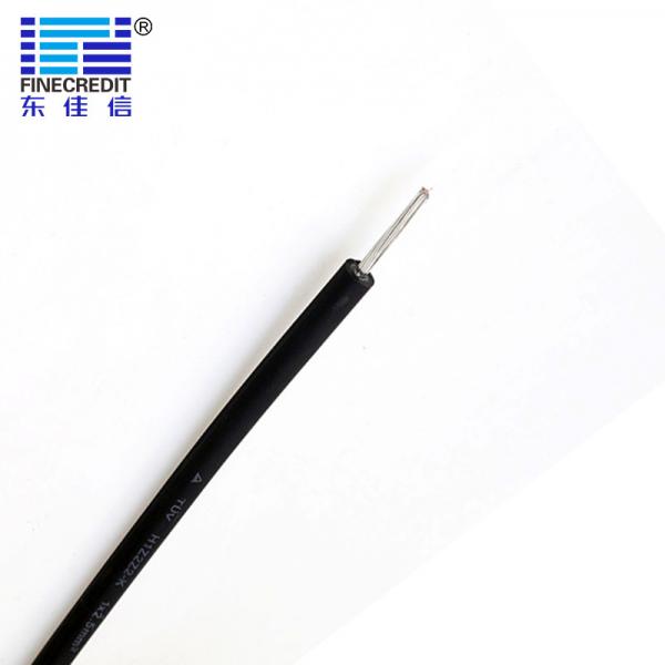 Quality Single / Double Core Solar Pv Cable 4mm , XLPE Photovoltaic Wire PV1-F for sale