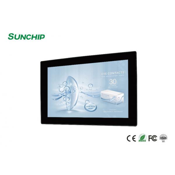 Quality HD WIFI wall mount 21.5 Touch Screen Digital Signage 178x178 Viewing Angle High for sale