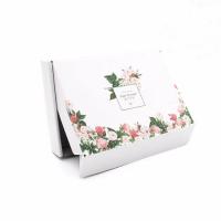 China 250gsm White Board Magnetic Flip Top Box Recycled With Beautiful Pattern factory