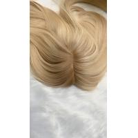 China European hair topper double drawn hair silk topper for Jewish women natural hairline topper for hair loss factory