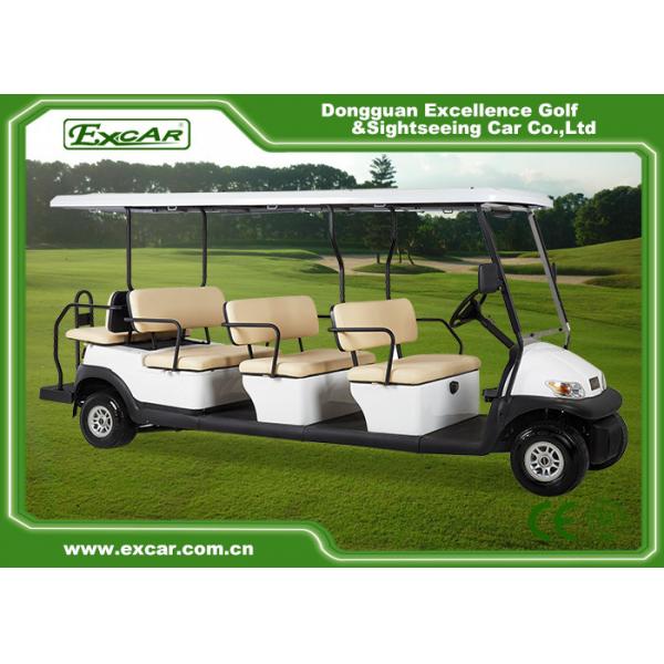 Quality 11 Seater Battery Power Electric Golf Buggy , Electric Sightseeing Car CE Approved for sale