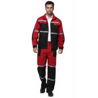 Quality Triple Stitching Industrial Work Clothes / Industrial Coverall Uniforms With for sale