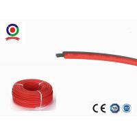 China Abrasion Resistant Single Core Solar Cable , 4mm2 Electrical Power Cable factory