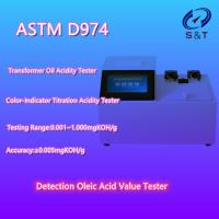 China ASTM D974 Transformer Oil Testing Equipment Transformer Oil Acidity Tester factory