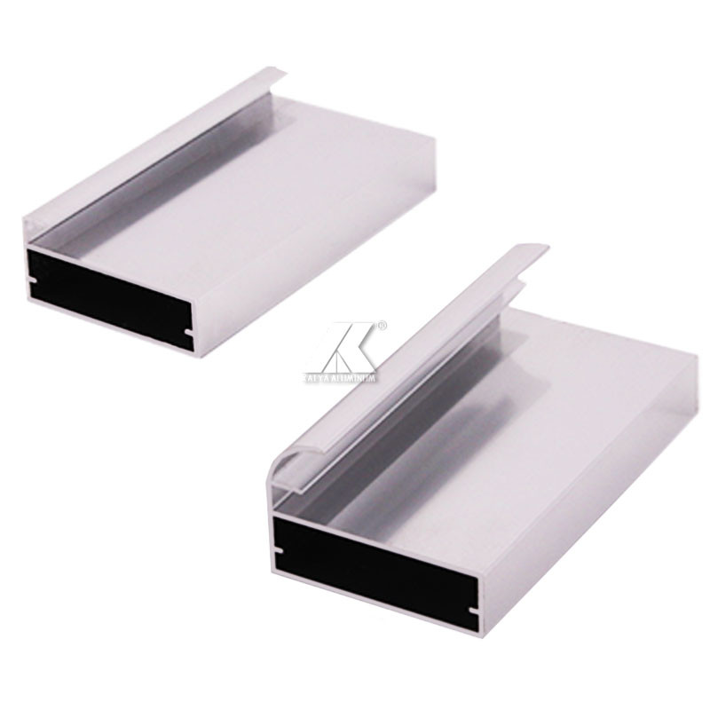China 6063 T5 Anodized Extruded Furniture Aluminium Profile For Cabinet Glass Door factory