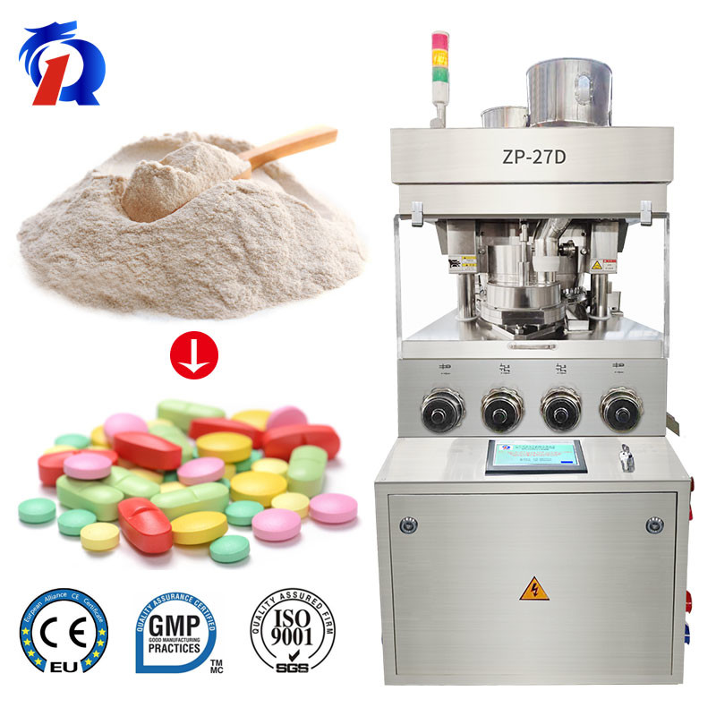 China 27D Pill Press Machine Tablet 25mm Automatic Double Rotary 55000 Pcs/H factory