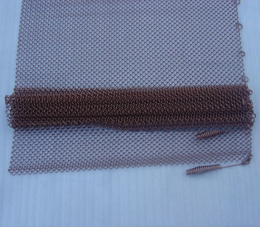 Lightweight Fireplace Spark Guard Curtains Hanging Mesh Curtain