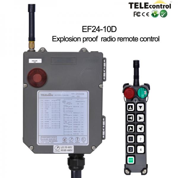 Quality EF24-10D Industrial Crane Remote Control Explosion Proof Crane Radio Remote Control for sale