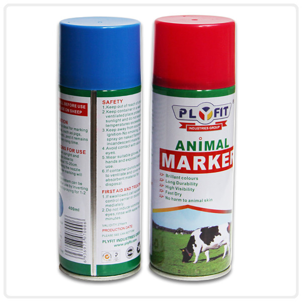 Quality Colorful Harmless Animal Spray Paint , Waterproof Construction Marking Paint for sale