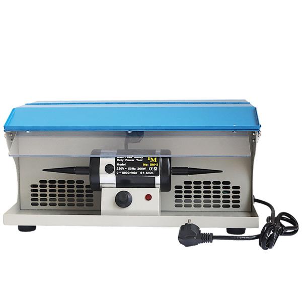Quality Double Head Jewelry Grinding Machine Polishing Motor With Dust Collector for sale