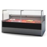 China Chicken Food Deli Showcase Display Warmer Right Angle Tempered Glass Layer for sale