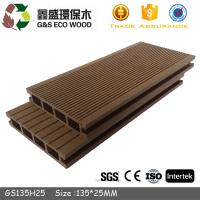 China Weather Resistant WPC Hollow Decking 146 X 31mm Recycled Hollow Core Composite Decking factory