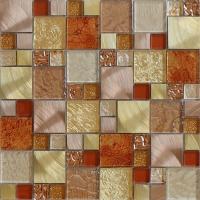 China 300x300mm mosaic kitchen wall tiles,backsplash mosaic tile,golden color factory