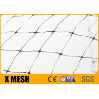 China Black Uv Protected Plastic Garden Netting Extruded 100 Ft Length 14 Inch Width Roll Size factory