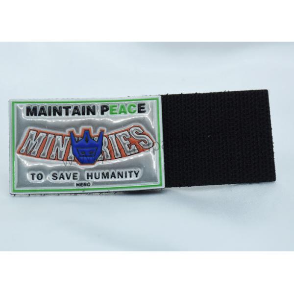 Quality 4 Colorways 3M Reflective Velcro Patch Screen Printed LOGO For Jeans for sale