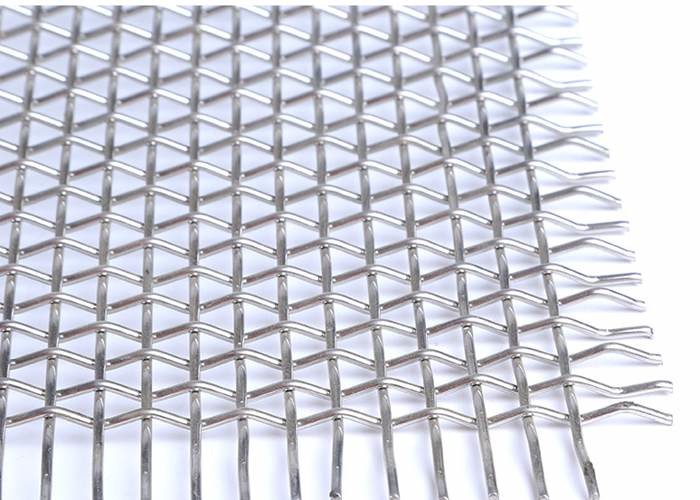 China Vibrating Screen Crimped Woven Wire Cloth Mesh 1m 3m 5m Length Anti Rust factory