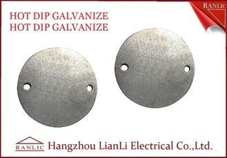 China 0.5mm to 1.2mm Steel Round Junction Box Cover Pre - Galvanized 65mm Diameter factory