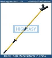 China 72 inch push pull pole with yellow fiber handle, high quality with best price, push pole safety tool factory