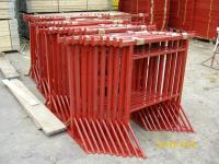 China Red Scaffolding Prop Adjustable Steel Trestles / Steel Builders Trestles Size 3 factory