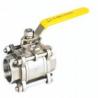 China Durable 3PC Socket Welding 2 Inch Stainless Steel Ball Valve For Industrial factory