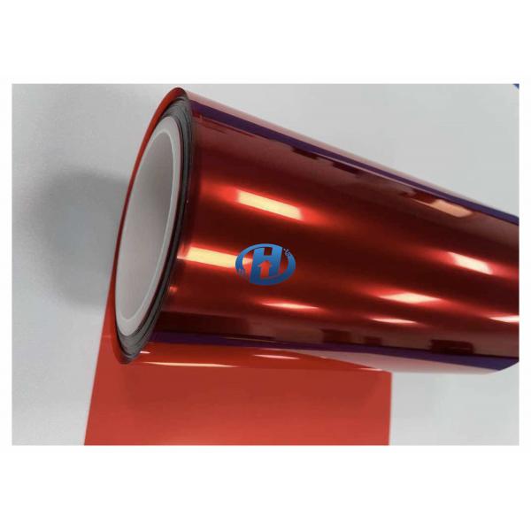 Quality 20 μm Red PET Anti Static & Silicone Coating Film For Converting Process in 3C industries for sale