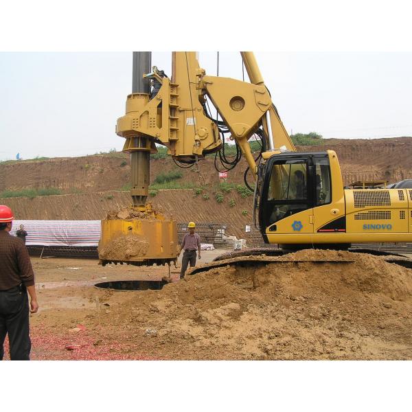 Quality Max Torque 220kN.m CAT Chassis Foundation Machinery Bored Hydraulic Piling Rig for sale