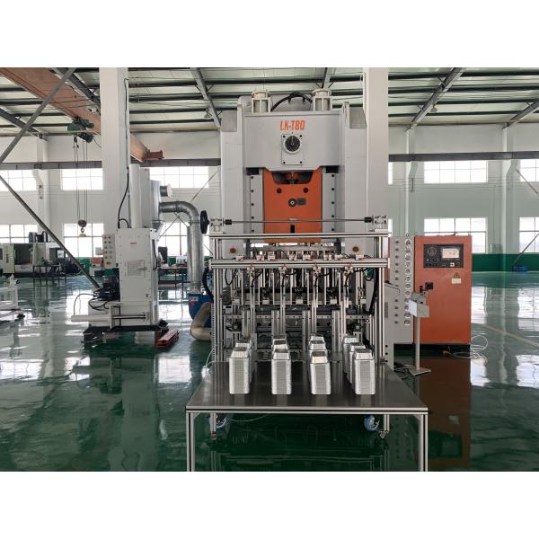Quality 380V 50HZ 3 Phases Aluminium Foil Pan Making Machine With 0.025mm - 0.200mm Thickness for sale