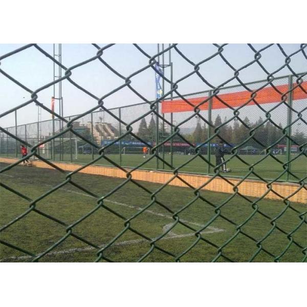Quality Cyclone 6Ft Metal Chain Link Fencing PVC Coated Green for sale