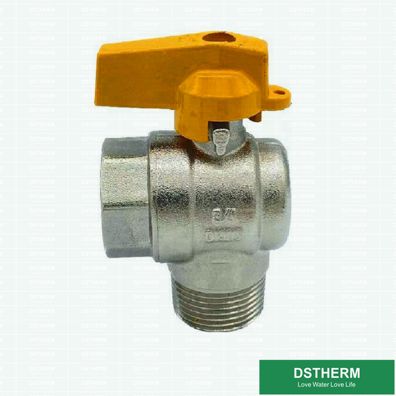 China 1/2 - 4 Standard Forged High Pressure Brass Ball Valve For Gas Pipe factory