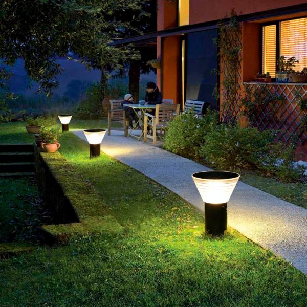 Quality LED2835 Outdoor Garden Solar Light 3500K Warm White Optically Controlled for sale