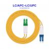 China Double Core Duplex Fiber Optical Jumper LC/APC - LC/UPC OS2 Single Mode factory