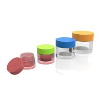 China AS Materials Round Shape Empty Plastic Jar for Nail Polish UV Gel 10g 20g 30g 50g 80g 100g factory