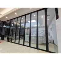 China Black Exterior Aluminium Bifold Doors Soundproof Aluminium Bifold Patio Doors for sale