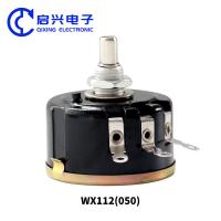 China WX112 WX050 5W Single Turn Wire Wound Potentiometer Adjustable Resistance 100R 330R 470R factory