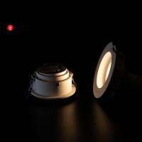 Quality GU5.3 Round Black Adjustable LED Downlight Anti Glare IP 20 for sale