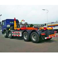 China Hydraulic Waste Hook Lift Bin Truck , 30m3 Heavy Duty Rubbish Collection Truck for sale