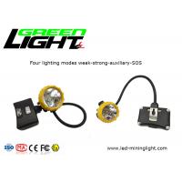 China GLS12-A 6.8Ah 15000lux Semi Corded Miners Cap Lamp With Long Working Time for sale