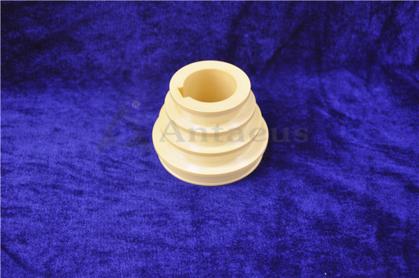 Quality 99% Alumina Material Custom Ceramic Parts High Hardness In Yellow Color for sale