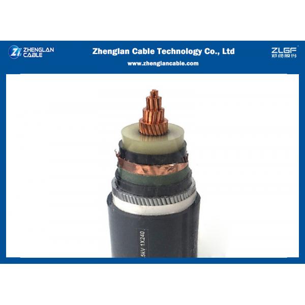 Quality IEC Standard 8.7 - 15KV Medium Voltage Underground Cable With Ink Printing Cable Mark for sale