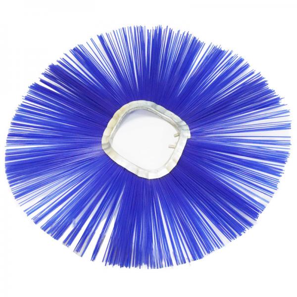 Quality Blue Color Wafers Road Sweeper Broom For Runway Sweeping for sale