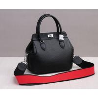 China high quality 26cm black women small designer doctor bags brand calfskin leather handbags M-G01-8 factory