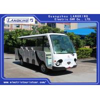 China 14 Seater Electric Shuttle Car Equipped With Effective Shock Absorb With Door factory